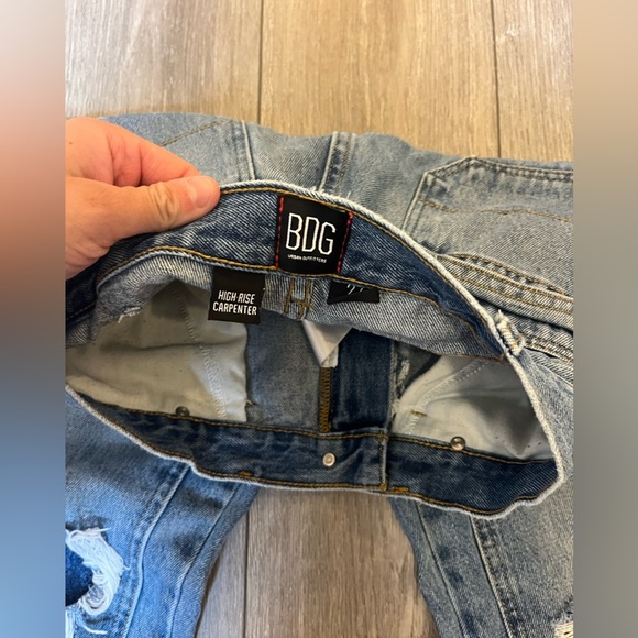 BDG urban Outfitters High Rise Carpenter Jeans Size 27 - Picture 6 of 10